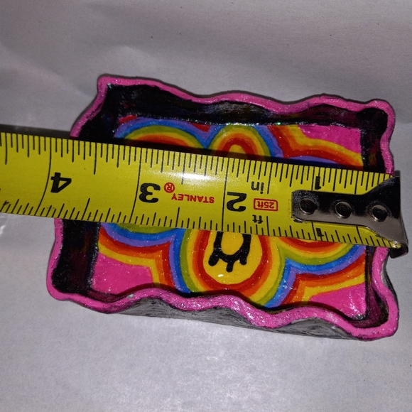 Trippy smiley face trinket tray - Picture 2 of 4